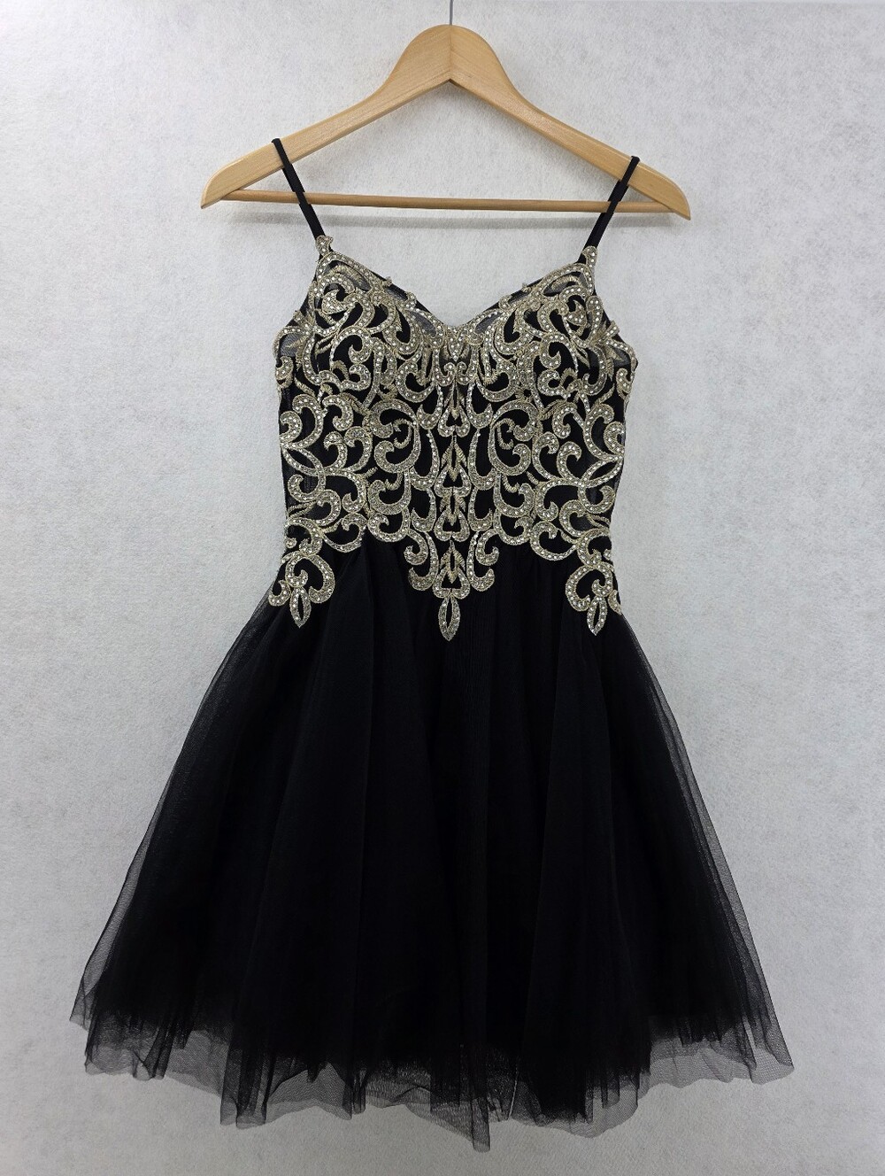 Windsor Blondie nites By Stacy Sklar Rhinestone Corset Tulle Formal Dress Size 3